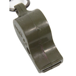Sifflet en plastique OD, US Army, L.P. 1943