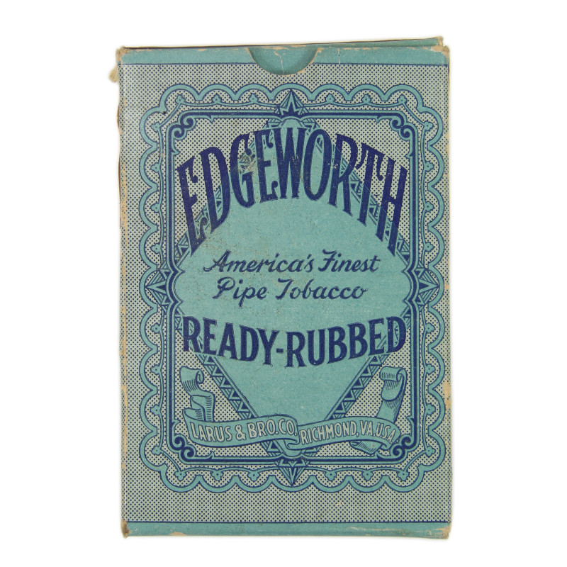 Pack, Tobacco, EDGEWORTH, For use only of US military or naval forces Pack, Tobacco, EDGEWORTH, For use only of US military or naval forces