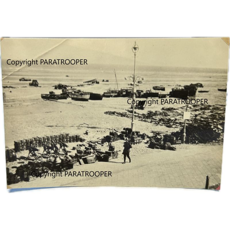 Photo, matériel britannique, Dunkerque 1940 Photo, matériel britannique, Dunkerque 1940
