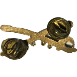 Insignia, Collar, Officer, US Cavalry, Clutch Back