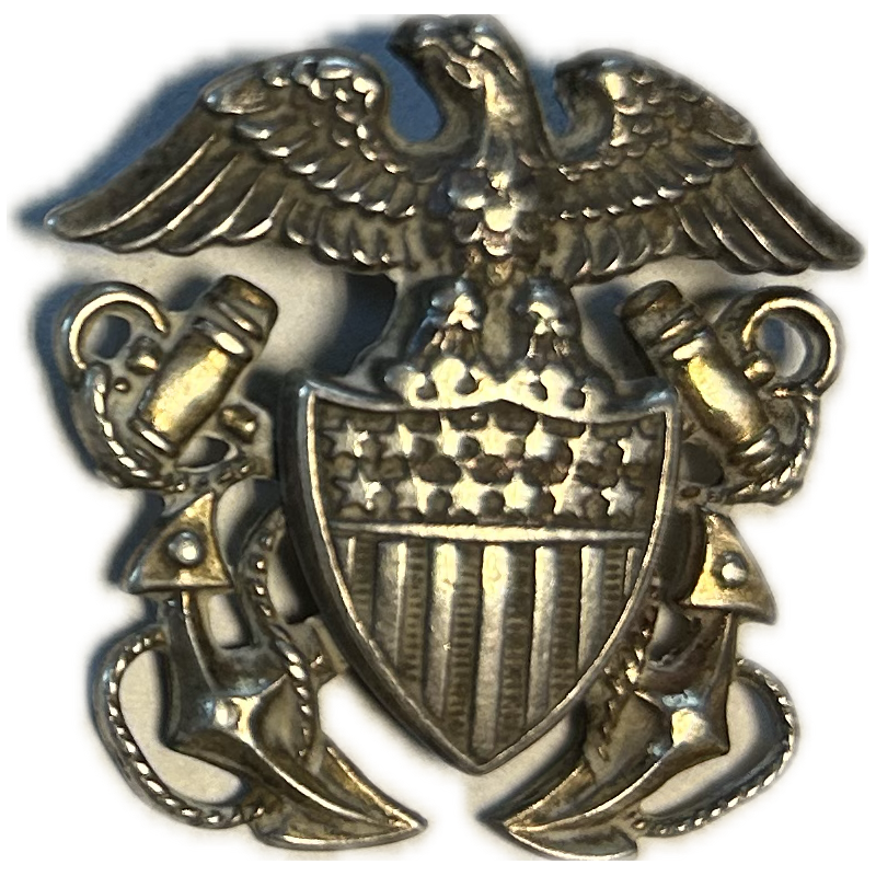 Insigne de calot, officier, US Navy, N.S. Meyer Insigne de calot, officier, US Navy, N.S. Meyer