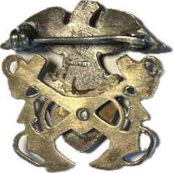 Insigne de calot, officier, US Navy, N.S. Meyer