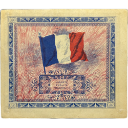 Banknote, Flag, (Invasion Money), 2 Francs, 1944