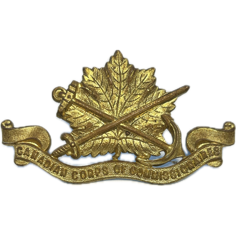 Cap Badge, The Canadian Corps of Commissionaires Cap Badge, The Canadian Corps of Commissionaires
