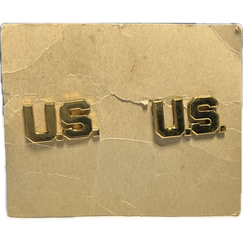 Insignias, Collar, Officer, US, Clutch Back Insignias, Collar, Officer, US, Clutch Back