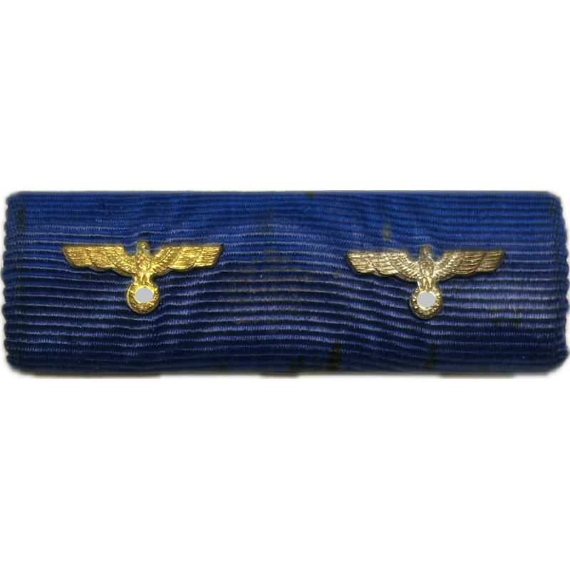 Barre de rubans, Service long Wehrmacht, 3e et 2e classe Barre de rubans, Service long Wehrmacht, 3e et 2e classe