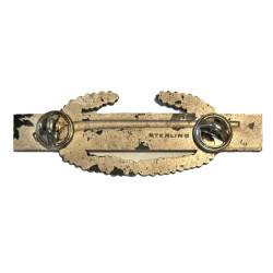 Badge, Infantryman, Combat (CIB), Sterling