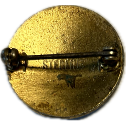 Insignia, American Red Cross Volunteer, Sterling