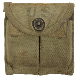 Porte-chargeurs carabine USM1, ATLAS AWNING 1942, matricule partiel