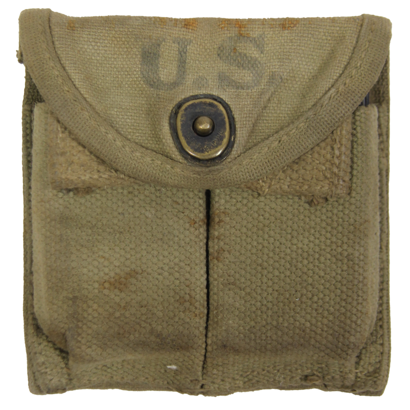 Pouch, Magazine, M1 Carbine, ATLAS AWNING 1942, Laundry Number