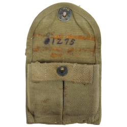 Porte-chargeurs carabine USM1, ATLAS AWNING 1942, matricule partiel