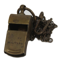 Whistle, Brass, Military, US Army, Made in USA