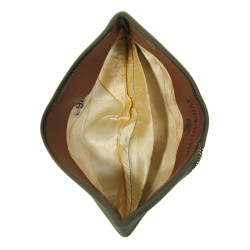 Calot officier, chocolat, taille 55, matricule partiel