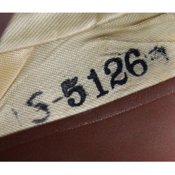 Cap, Garrison, Wool Elastique, OD, Dark, Officer's, Size 6 7/8, Partial ASN