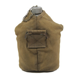 Canteen, US Army, Complete, Co. D, 10th Inf. Rgt., AEF, 1917-1918