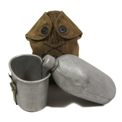Canteen, US Army, Complete, Co. D, 10th Inf. Rgt., AEF, 1917-1918