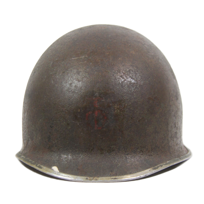 Casque M1, sous-officier, 90th Infantry Division, Normandie Casque M1, sous-officier, 90th Infantry Division, Normandie