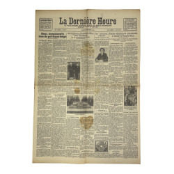 Journal belge, La Dernière Heure, 26 octobre 1944