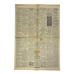 Journal belge, La Dernière Heure, 26 octobre 1944