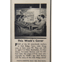 Magazine, YANK, October 26, 1945