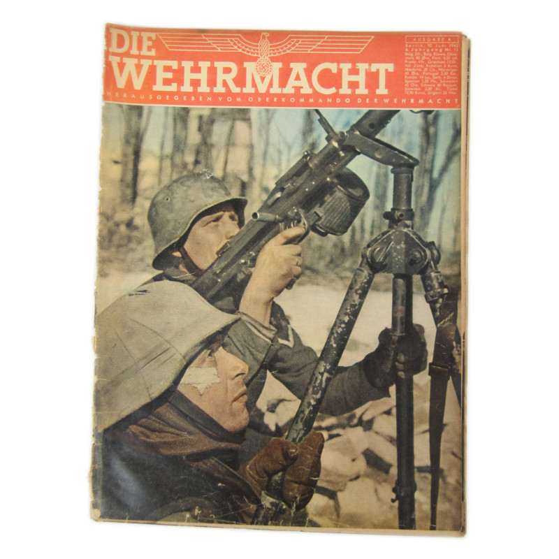 Magazine, DIE WEHRMACHT, 10 juin 1942 Magazine, DIE WEHRMACHT, 10 juin 1942