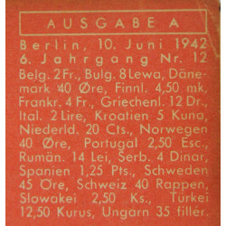Magazine, DIE WEHRMACHT, 10 juin 1942