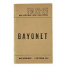 Manual, Basic, Field, FM 23-25, Bayonet, 1943