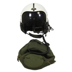 Helmet, Flight, APH-5, Helicopter Pilot, Vietnam, 121st AHC, 'Soc Trang Tigers', Complete, Named