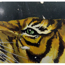Helmet, Flight, APH-5, Helicopter Pilot, Vietnam, 121st AHC, 'Soc Trang Tigers', Complete, Named