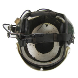 Helmet, Flight, APH-5, Helicopter Pilot, Vietnam, 121st AHC, 'Soc Trang Tigers', Complete, Named