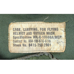 Helmet, Flight, APH-5, Helicopter Pilot, Vietnam, 121st AHC, 'Soc Trang Tigers', Complete, Named