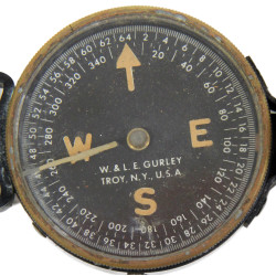 Compass, Marching, W.& L.E. GURLEY, with Canvas Pouch, Impregnated