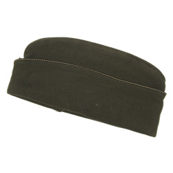 Cap, Garrison, Wool Elastique, OD, Dark, Officer's, Size 7