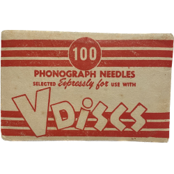 Phonograph Needles, V-DISCS, War Department