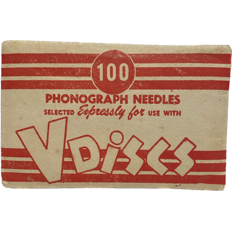 Phonograph Needles, V-DISCS, War Department Phonograph Needles, V-DISCS, War Department