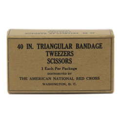 Set, Triangular bandage, Scissors, Tweezers, US Army