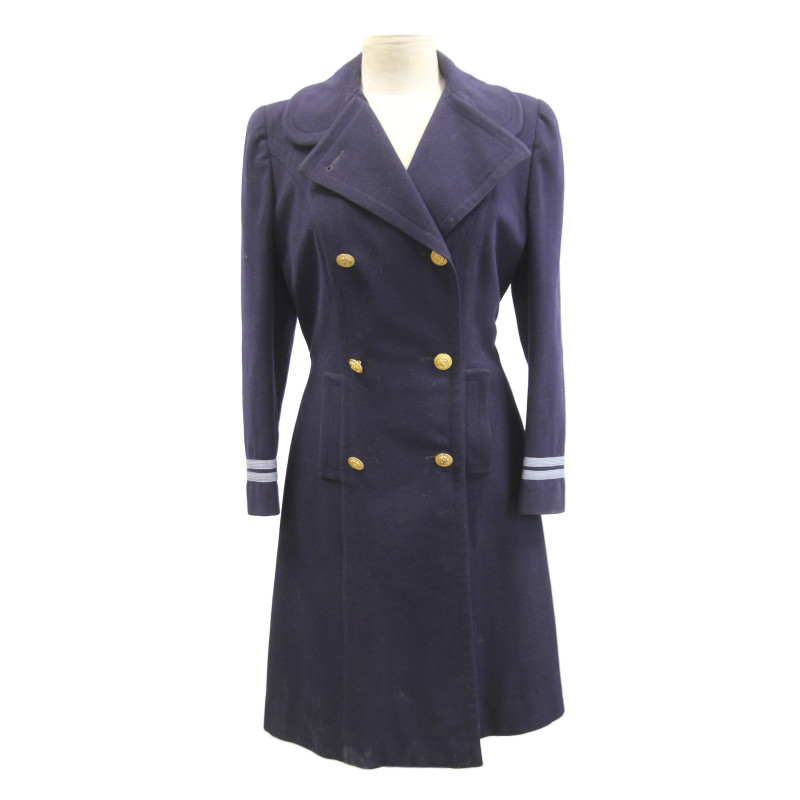 Manteau, Overcoat, Officier, WAVES, Lieutenant, nominatif Manteau, Overcoat, Officier, WAVES, Lieutenant, nominatif