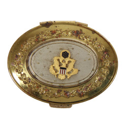 Poudrier en laiton, US Army, Volupté USA