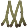 Suspenders, Jump Trousers, M-1942, OD 3, with partial ASN
