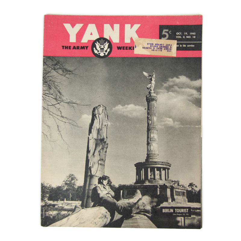 Magazine YANK, 19 octobre 1945 Magazine YANK, 19 octobre 1945