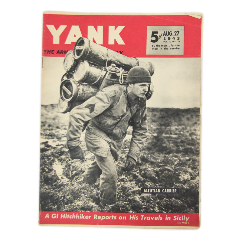 Magazine YANK, 27 août 1943 Magazine YANK, 27 août 1943