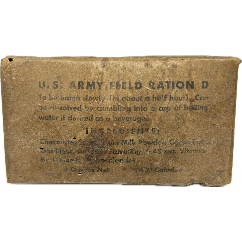 Ration type D, Hershey Chocolate Corporation Ration type D, Hershey Chocolate Corporation