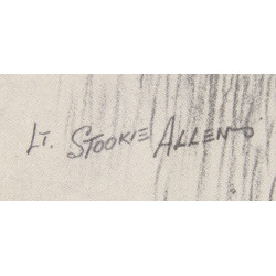 Croquis, 663rd Engineer Co., Pont Bailey, Carentan - Saint-Lô, 1944