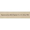 Sketch, 663rd Engineer Co., Bailey Bridge, Carentan - Saint-Lô, 1944