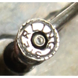 Boucles d'oreilles US Army en argent