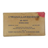 Bandage, Triangular, Sterilized, N140s, HANDY PAD SUPPLY CO., 1943
