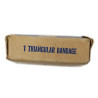 Bandage stérile triangulaire, N140s, HANDY PAD SUPPLY CO., 1943