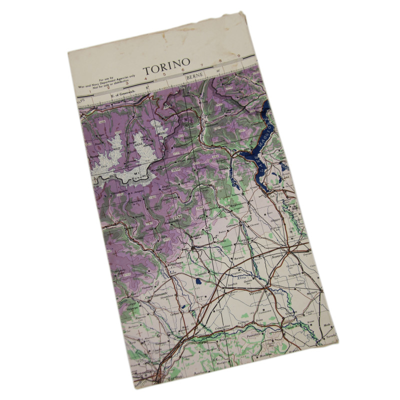 Carte, TORINO, Italie, 1942, N.E. 44/6