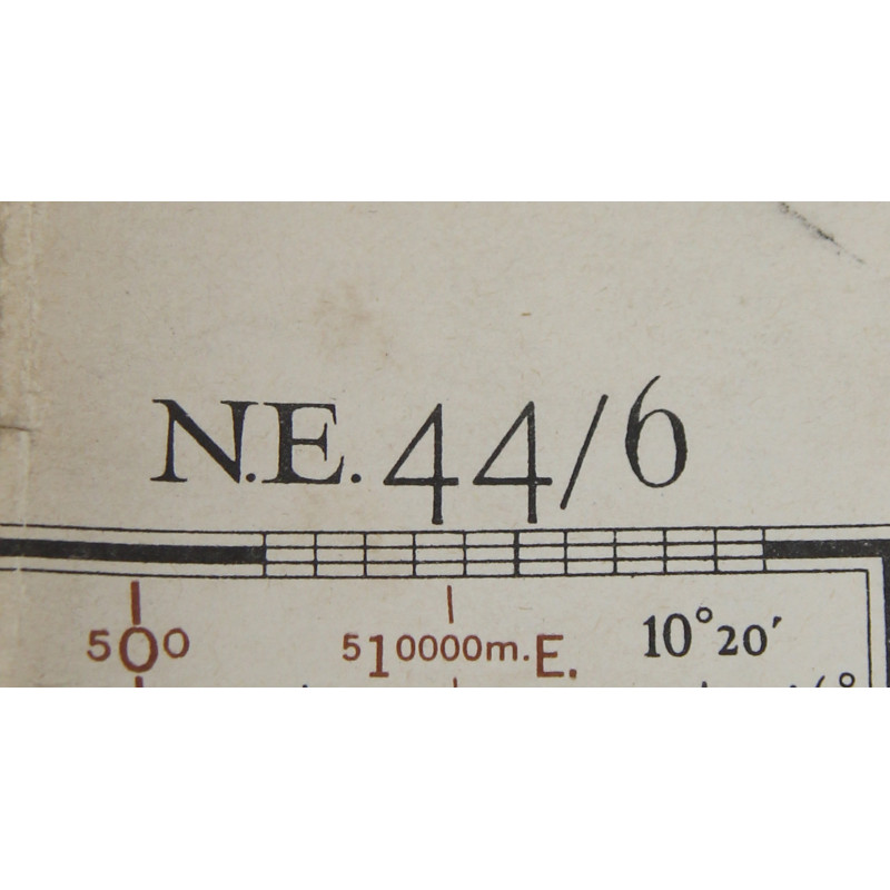 Map, TORINO, Italy, 1942, N.E. 44/6