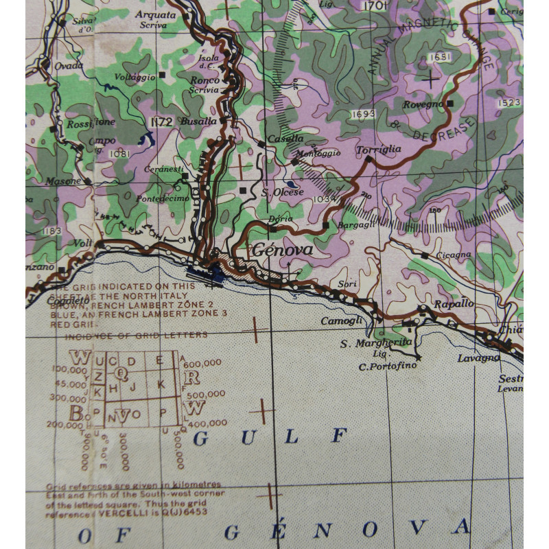 Carte, TORINO, Italie, 1942, N.E. 44/6